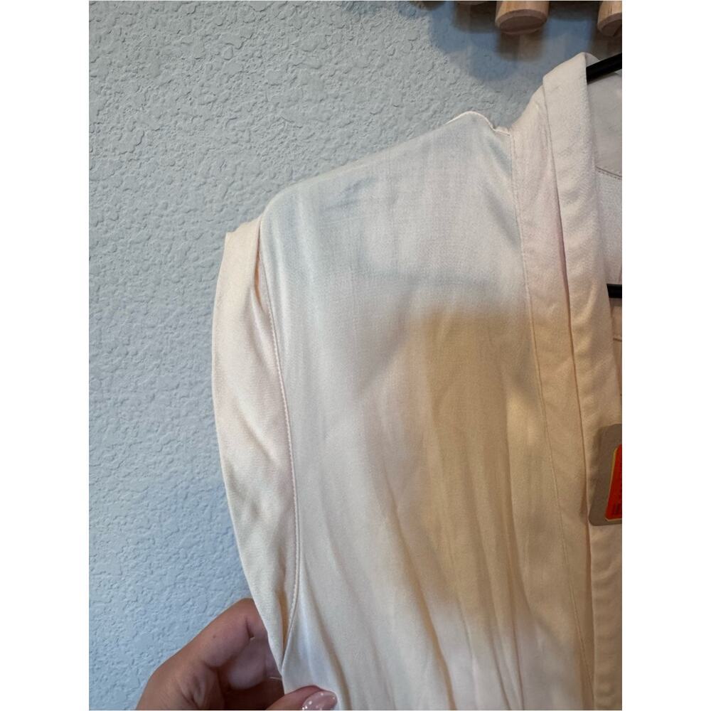 Anthropologie Cream Maxi Dress | Elegant Grecian-Inspired Evening Dress | NWOT - Picture 5 of 13
